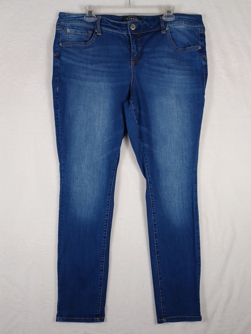 Torrid Premium Boyfriend Womens Medium Wash Plus Size Stretch Jeans Size 18 R